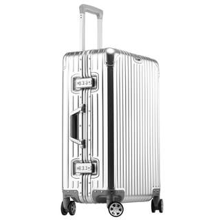 All-aluminum magnesium alloy trolley case universal wheel suitcase men and women 24 password boarding case 20 inch business travel box