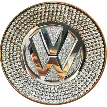 ພວງມາໄລ Volkswagen sequined crystal car logo ດັດແກ້ Bora CC Sagitar polo Lavida ເພັດສະຕິກເກີຕົບແຕ່ງພາຍໃນ