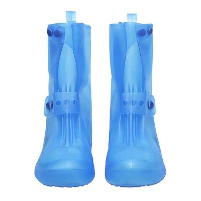Shoe cover waterproof and non-slip silicone men and women thickened children's rain boots rain-proof rain-resistant wear-resistant rain rain boots foot cover snow