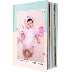 Print mobile phone photos to make a photo album, a souvenir album, DIY photo customization to make a hard-page photo book gift for couples