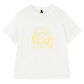 Ar retro rock tencel ເສື້ອຍືດແຂນສັ້ນ 2026 ລະດູໃບໄມ້ປົ່ງໃຫມ່ breathable top a line almondrocks