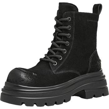 Tianmeiyi winter new casual lace retro all-match thick-soled slim women's martin boots kdx02dd4