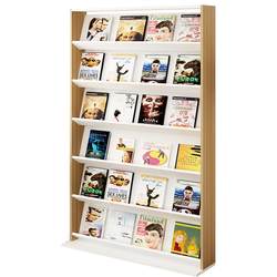 ວາລະສານ rack ຊັ້ນຢືນພັກອາຄານ bookshelf bookcase ຕູ້ຍື່ນຫນັງສືໄມ້ແລະຫນັງສືພິມ rack ແຕ່ລະໄລຍະ rack ຮູບພາບຫນັງສື rack ການເກັບຮັກສາ rack bookshelf