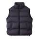 CLOUDSPACE hot-pressed rubber vest 90 white duck down stand-up collar silhouette slightly matte winter down vest
