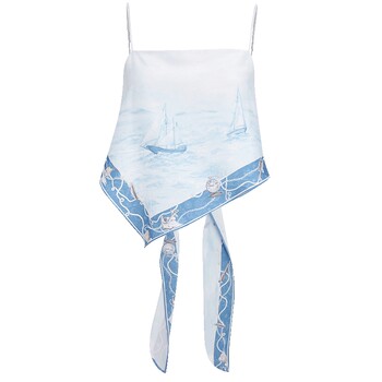 ມີແຕ່ເສື້ອຢືດ chiffon scarf suspender ເທົ່ານັ້ນ