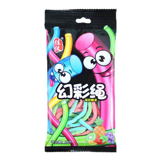 Magic Color Rope Children’s Snack Bag Candy Gummies