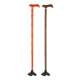 Solid wood crutches for the elderly, non-slip and lightweight