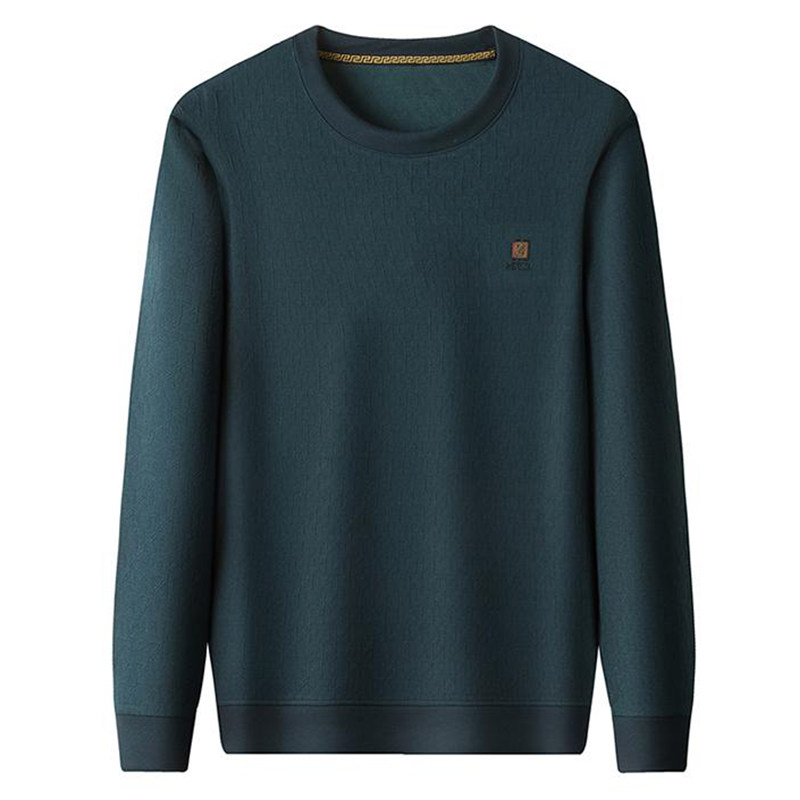 Luo Meng spring and autumn round neck men's sweatshirt bottoming shirt