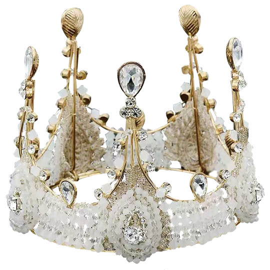 Украшение торта «Королева лебедя» на день рождения с жемчугом