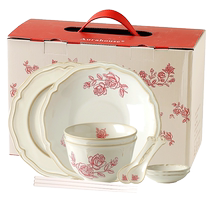 Kawashimaya wedding gift for newlyweds wedding tableware and dishes set home engagement bowls dishes chopsticks gift box