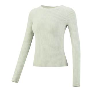 Vfu one-piece woven yoga long-sleeved top for women with high elasticity