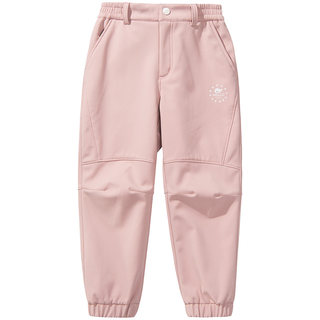 伯希和儿童滑雪裤户外运动防风防泼水摇粒绒保暖男女童工装软壳裤