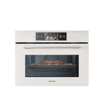 Toshiba large white tea built-in steam oven e551