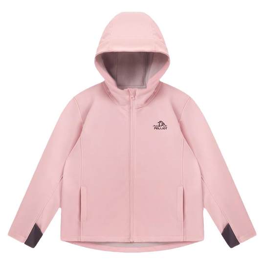 伯希和户外儿童软壳衣新款防风耐磨运动上衣男童女童休闲百搭外套