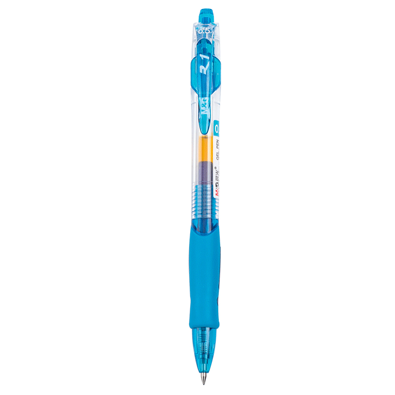 Morning light stationery blue gel pen press blue pen