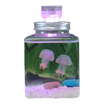 Jellyfish tank live animal home care for children and students desktop live pet breeding lazy aquarium Chiyue Haiyue