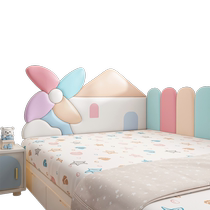 Tatami wall soft package boys and girls childrens room environmentally friendly wall anti-collision wall stickers decorative headboard back cushion