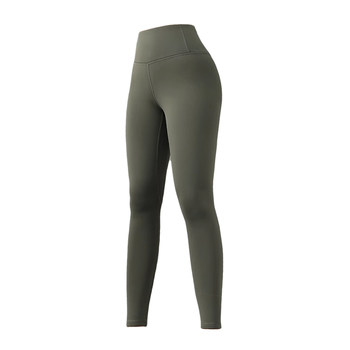 Women's velvet warm fitness pants autumn and winter quick-drying elastic