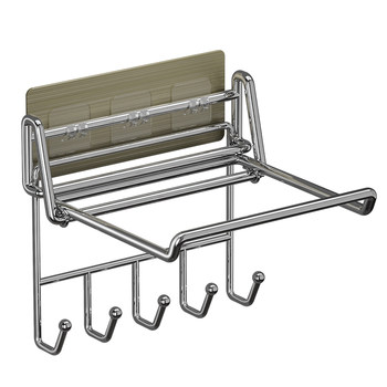 Punchless washbasin storage rack