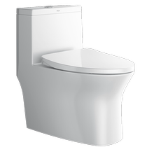 Salle de bains Hengjie Salle de bains légère Accueil Siphon Style Large Punching Force Water Saving Seat Poo Water Closet 507M