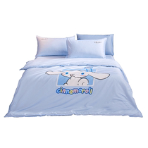 Mercury Home Textiles Class A 60S long-staple cotton set antibacterial cartoon four-piece set for children three-piece set of cotton bedding
