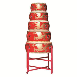 Big drum cowhide chinese red dance percussion drum instrument