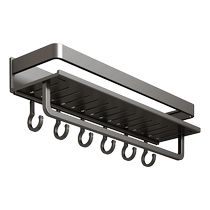 Bathroom toilet storage rack without punching space aluminum wall-mounted storage rack on the toilet washbasin wall 1286