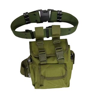 Tactical multifunctional outdoor leggings and sling bag