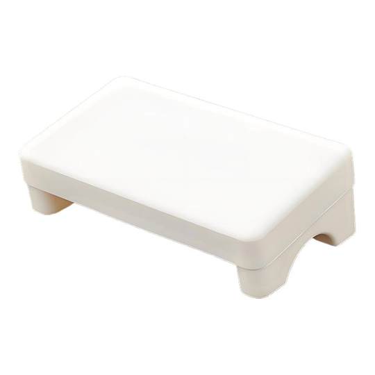 Foot stool under office nap table to prevent leg curling