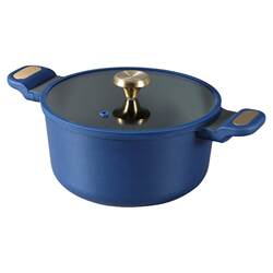 Carote Titanium Ceramic Soup Pot, Cooking Pot, Stew Pot, Steamer, Household Double-Handle Soup Pot, Suitable for Induction Cooker and Gas Stove, Non-Stick Pot