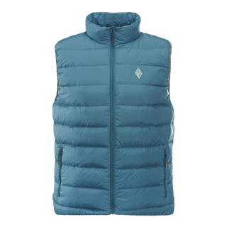 黑冰男款立领600蓬鹅绒羽绒薄款拉链马甲保暖羽绒背心8133