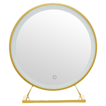 Smart rechargeable makeup mirror dressing table desktop mirror LED with fill light Internet celebrity home bedroom large mirror