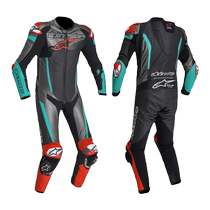 a star alpinestars professional track one-piece leather jacket GP anti-fall cycling suit competition motorcycle suit