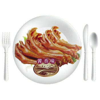 Hong Kong Jj Zunjie Sauce-Seasoned Duck Feet 130g*3 Packs, Spicy Flavor Duck Feet, Duck Claw Sauce-Flavored, Braised Meat-Flavored Ready-To-Eat Snacks