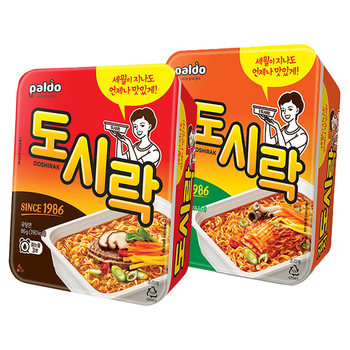 Eight-way noodle bowl beef flavor kimchi flavor korean