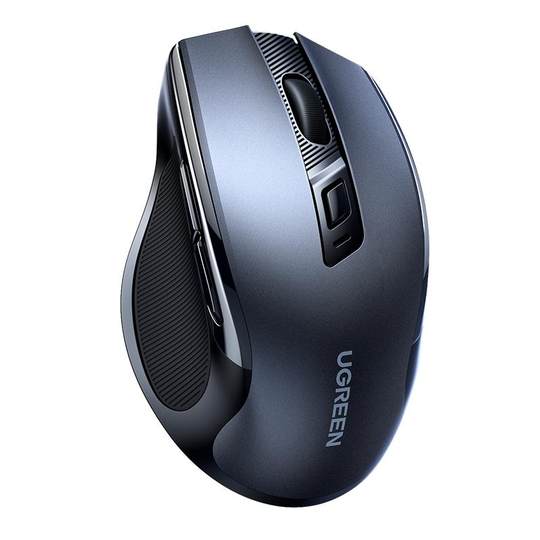 Greenlink wireless mouse with soft buttons and comfortable grip