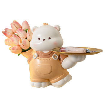 Cute bear ornaments porch storage desktop decorations