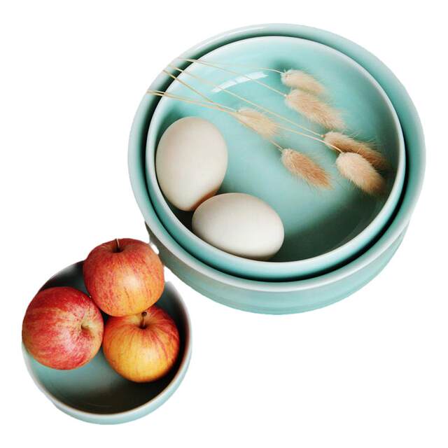 Oujiang Longquan Celadon Fruit Plate ເຄື່ອງຊັກຜ້າຕາຕະລາງກາເຟ