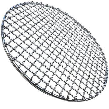 Thick round barbecue mesh stainless steel hangteng wire mesh