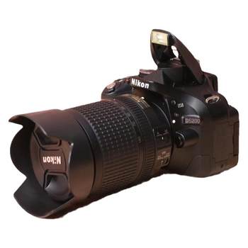 Nikon/Nikon D5200 ຕັ້ງກ້ອງ SLR ດິຈິຕອລລະດັບເຂົ້າລະດັບ HD ທີ່ມີຫນ້າຈໍ flip ສໍາລັບການນໍາໃຊ້ປະຈໍາວັນຢູ່ເຮືອນ