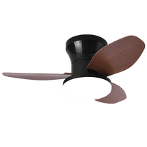 Restaurant fan light 2024 new ceiling fan light bedroom childrens room ceiling light fan integrated small apartment electric fan light
