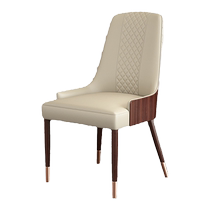 North Artisan Light Lavish Wooden Dining Chair Brief Stylish Wooden Dining Chair With Backrest Table Dining Chair VIP Chair Hotel Dining Chair