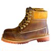 Elegant golden Chelsea boots