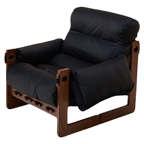 Lazy sofa lounge chair leisure chair solid wood chair reclining and sleeping living room bedroom comfortable high-end creative Jersey chair