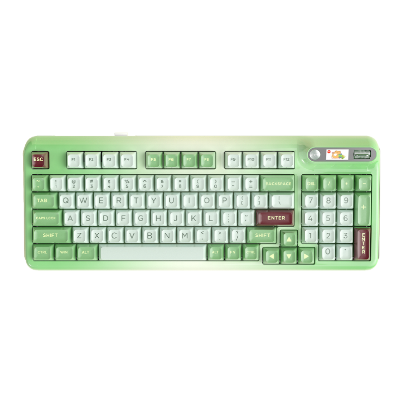 kzzi珂芝Z98旋钮屏幕z98相遇知冬ttc轴gasket三模热插拔机械键盘