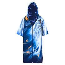 AquaPlay zipper cape snorkeling quick-drying bath towel absorbent beach adult swimming bathrobe hot spring supplies
