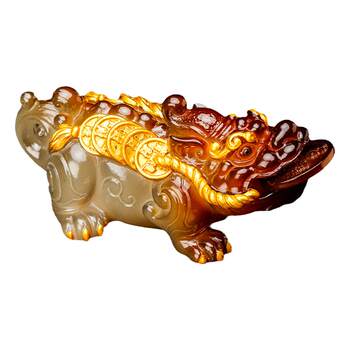 Color-Changing Tea Tray Ornament, Money-Attracting Pixiu, Color-Changing Pixiu, Tea Table, Tea Desk, Tea Toy, Wealth-Attracting Tea Pet