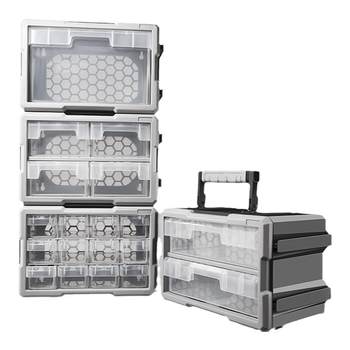 Green forest tool box parts box lego storage box