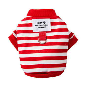 Puppy clothes, pet clothing, teddy bichon schnauzer, small dog autumn and winter cute bear round neck sweatshirt