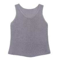 Tencel knitted camisole womens casual and versatile V-neck loose sleeveless top bottoming shirt with small suit inner wear